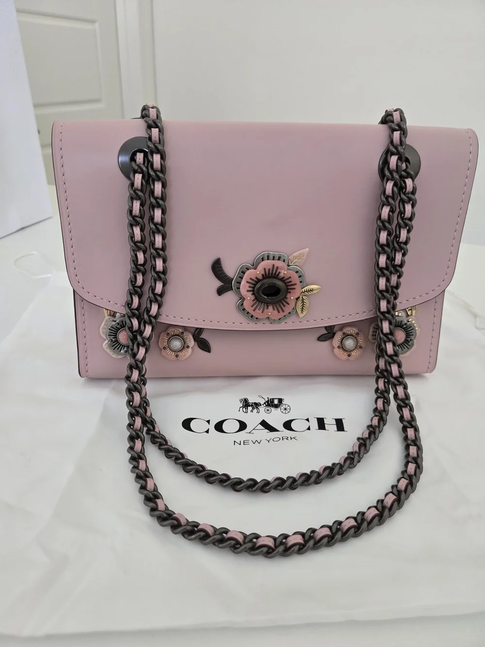 Coach Parker Tea Rose Shoulder Bag